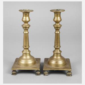 Paar Bronzeleuchter