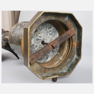 Paar übergroße Empire-Leuchterfiguren