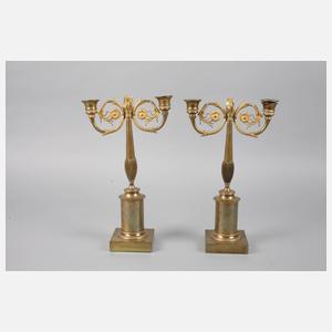 Paar klassizistische Girandolen