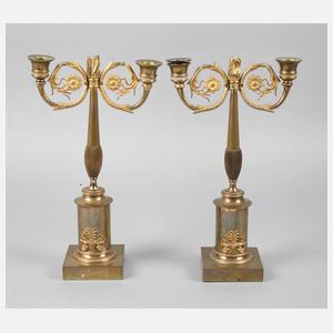 Paar klassizistische Girandolen