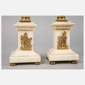 Paar Klassizistische Girandolen