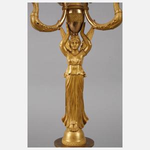 Paar klassizistische Prunkgirandolen