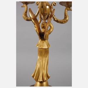 Paar klassizistische Prunkgirandolen