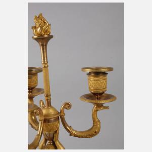 Paar klassizistische Prunkgirandolen