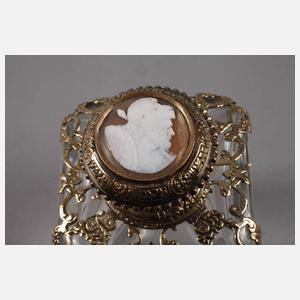 Flakon mit Muschelkamee