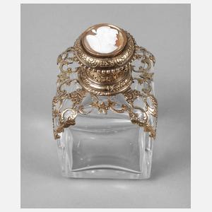 Flakon mit Muschelkamee