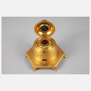 Tintenfass als Bienenkorb