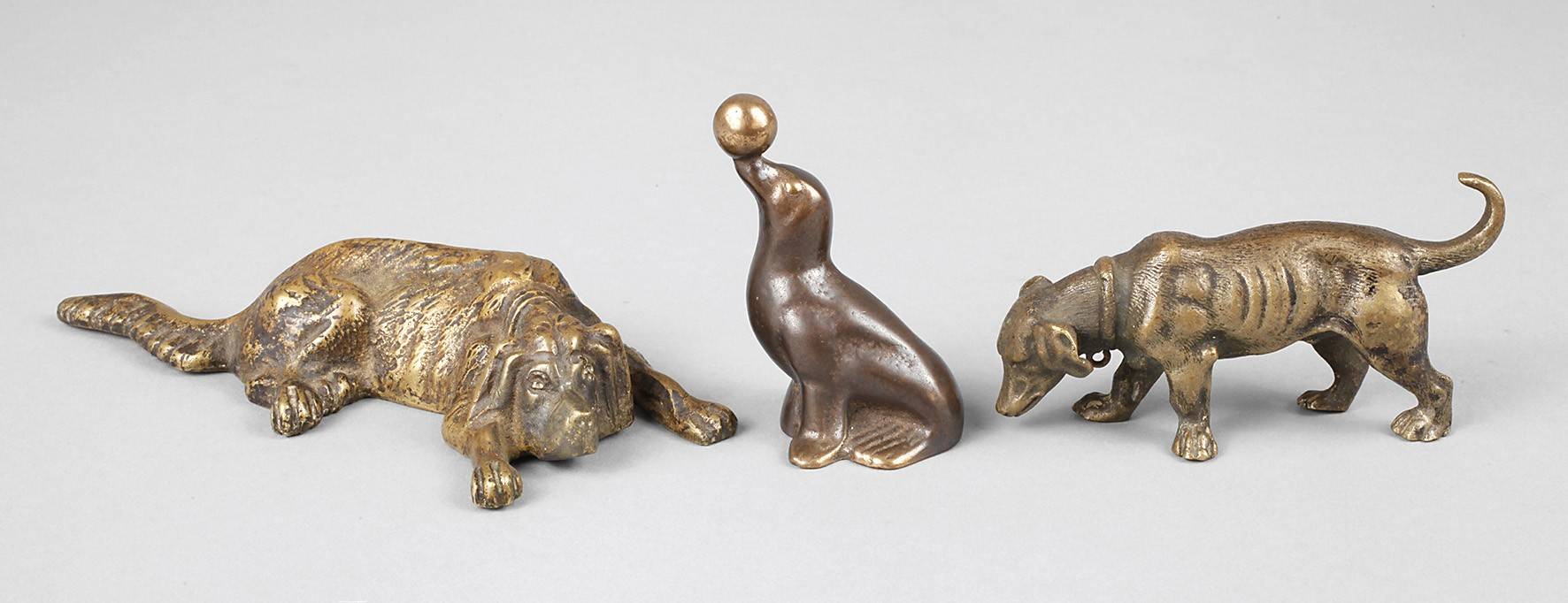 Drei Tiere Bronze