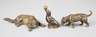 Drei Tiere Bronze