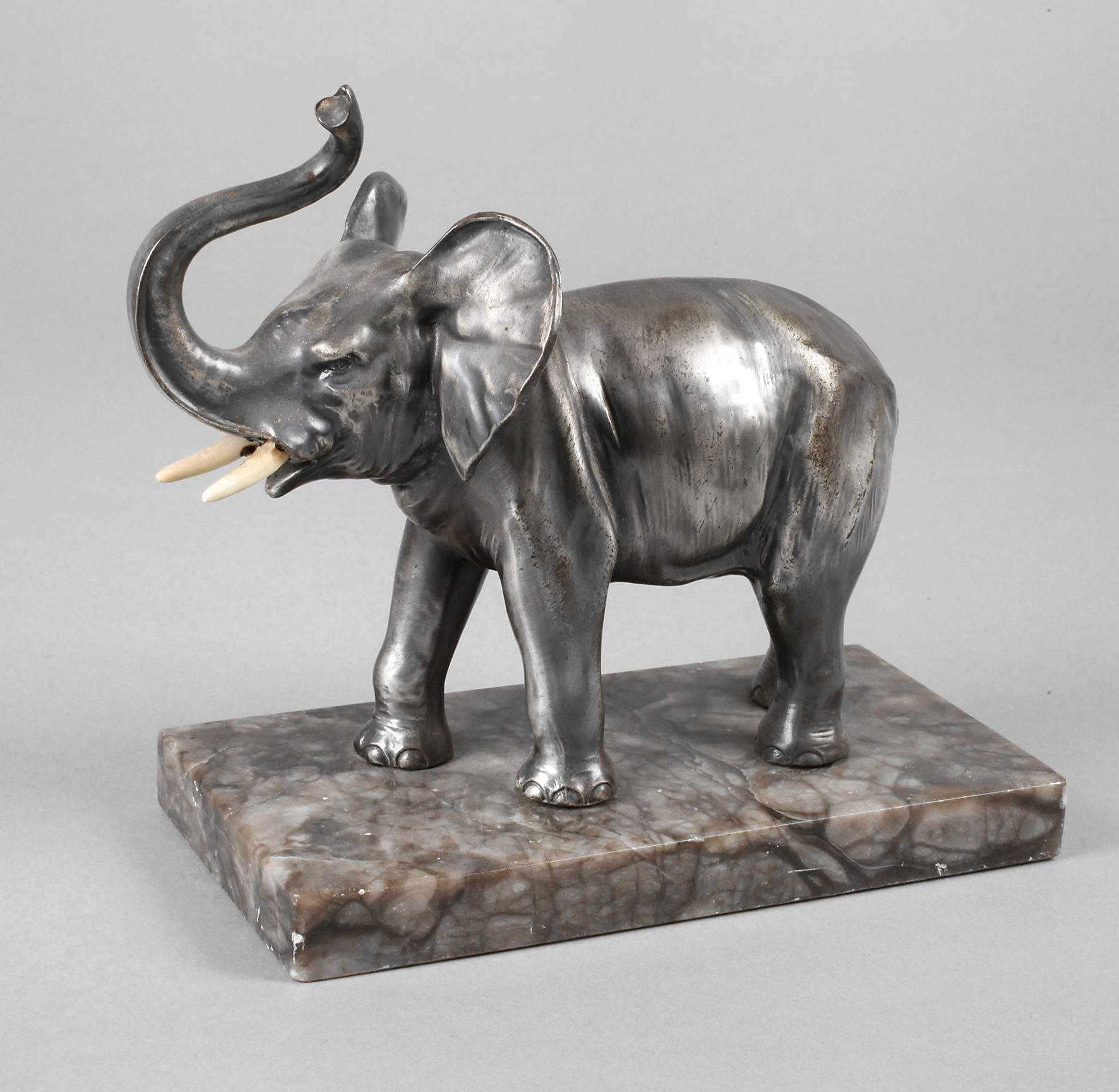 Stehender afrikanischer Elefant