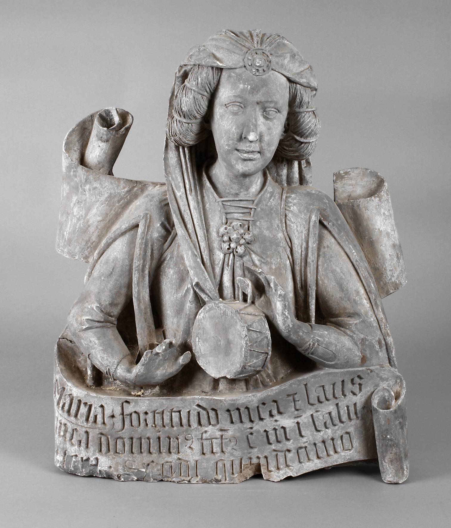 Jörg Syrlin d. Ä., Gips-Abguss Reliefbildnis Ulmer Münster