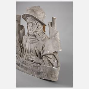 Jörg Syrlin d. Ä., Gips-Abguss Reliefbildnis Ulmer Münster