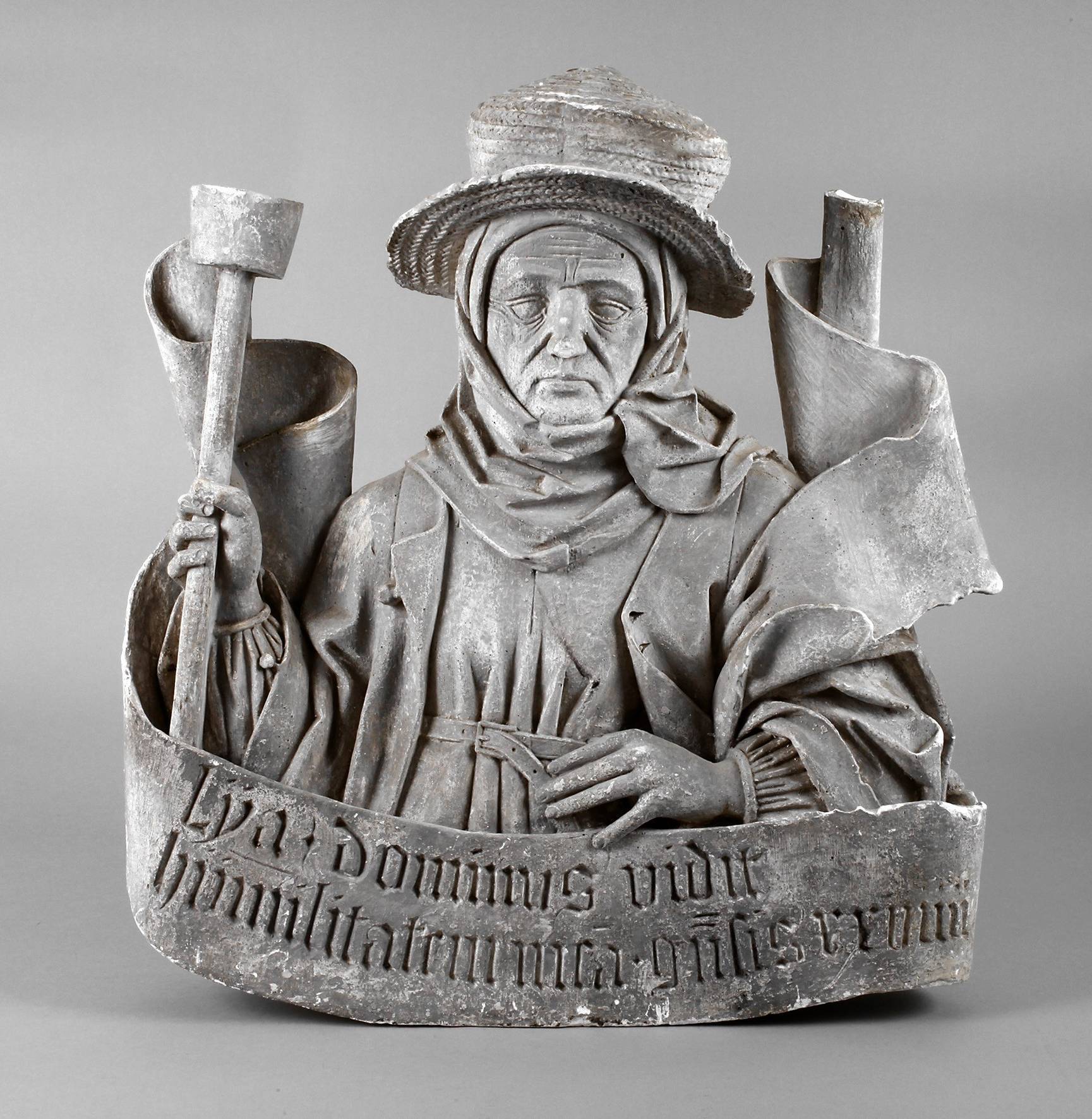 Jörg Syrlin d. Ä., Gips-Abguss Reliefbildnis Ulmer Münster