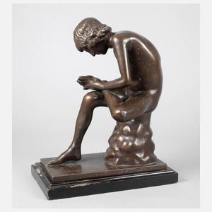 Skulptur Dornauszieher