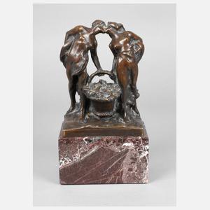 Bronzegruppe Küssende