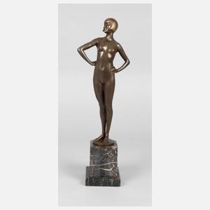 Oswald Schimmelpfennig, posierender Mädchenakt