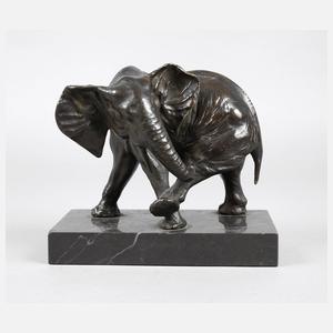 Bronze afrikanischer Elefant