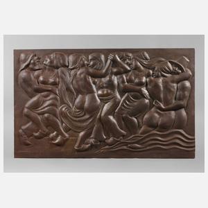 Reliefplatte Jugendstil