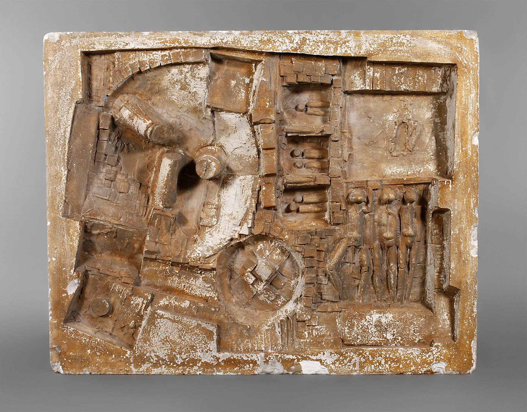 Abstraktes Wandrelief