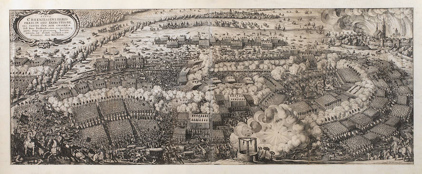 Matthäus Merian der Ältere, Schlacht bei Lützen