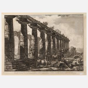 Francesco Piranesi, Tempel der Athena in Rom