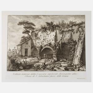 Giovanni Battista Piranesi, Grabkammer bei S. Sebastiano