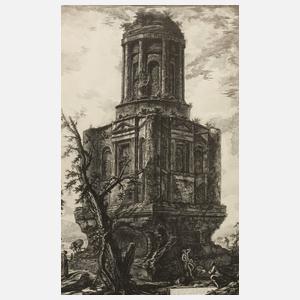 nach Giovanni Battista Piranesi, Antike Grabanlage