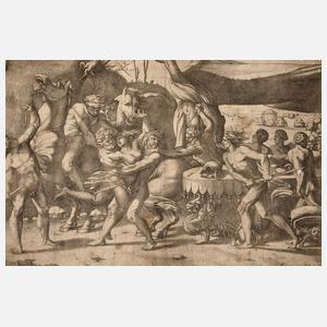 Enea Vicus Vico, Lapithen im Kampf gegen Kentauren