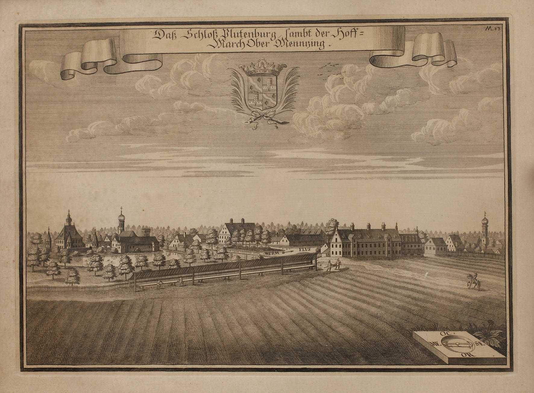 Michael Wening, Schloss Blutenburg und Obermennzing