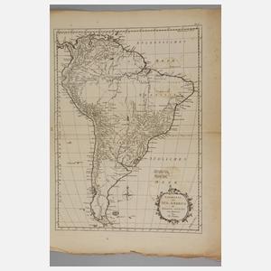 Thomas Kitchin d. Ä., drei Landkarten Südamerika