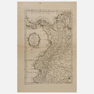 Thomas Kitchin d. Ä., drei Landkarten Südamerika