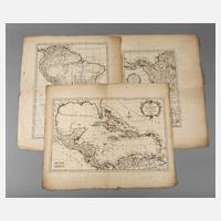 Thomas Kitchin d. Ä., drei Landkarten Südamerika111