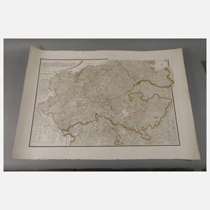 F. W. C. Graf von Schmettau, Karte Mecklenburg