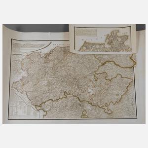 F. W. C. Graf von Schmettau, Karte Mecklenburg