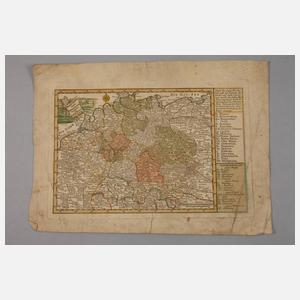 Johann Georg Schreiber, drei Landkarten