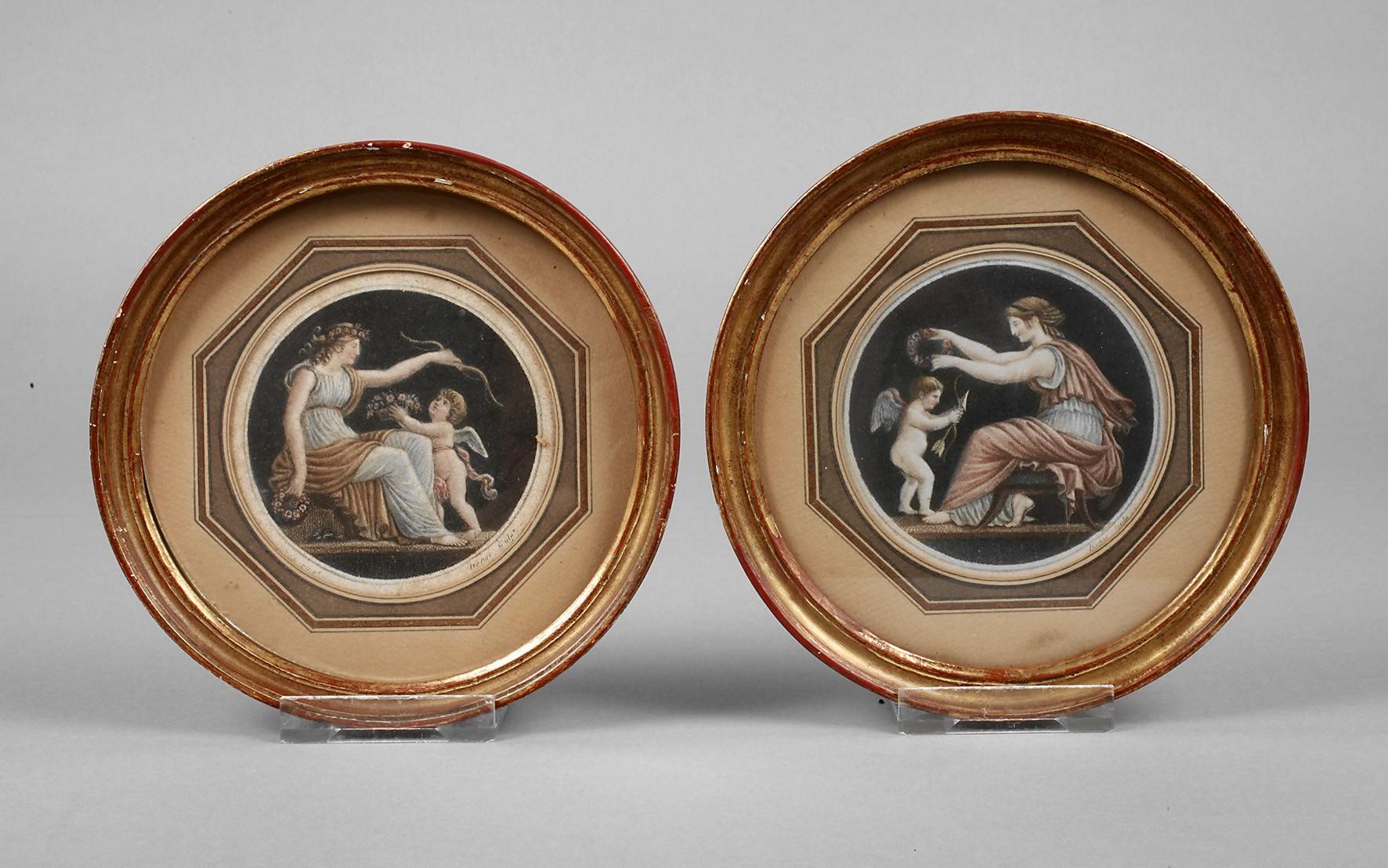 Roch Jean-Baptiste Donas, Paar Punktierstiche