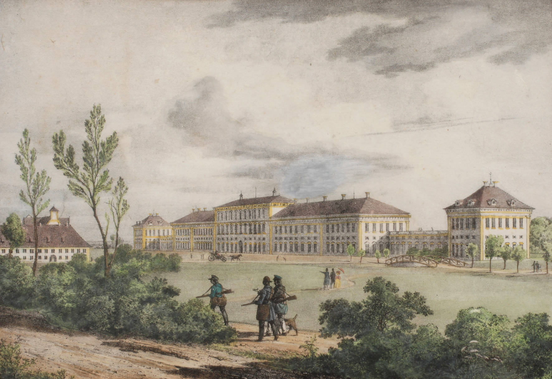 Carl August Lebschée, Ansicht Schloss Schleißheim