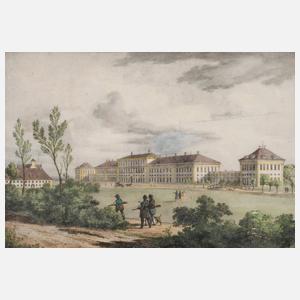 Carl August Lebschée, Ansicht Schloss Schleißheim