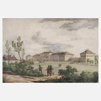 Carl August Lebschée, Ansicht Schloss Schleißheim111