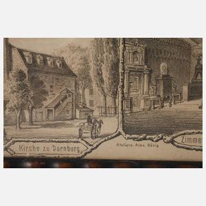 Souvenierblatt Dornburg