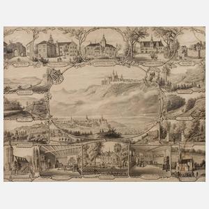 Souvenierblatt Dornburg