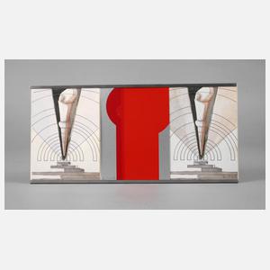 Prof. Gerlinde Beck, drei Grafiken im Rahmen