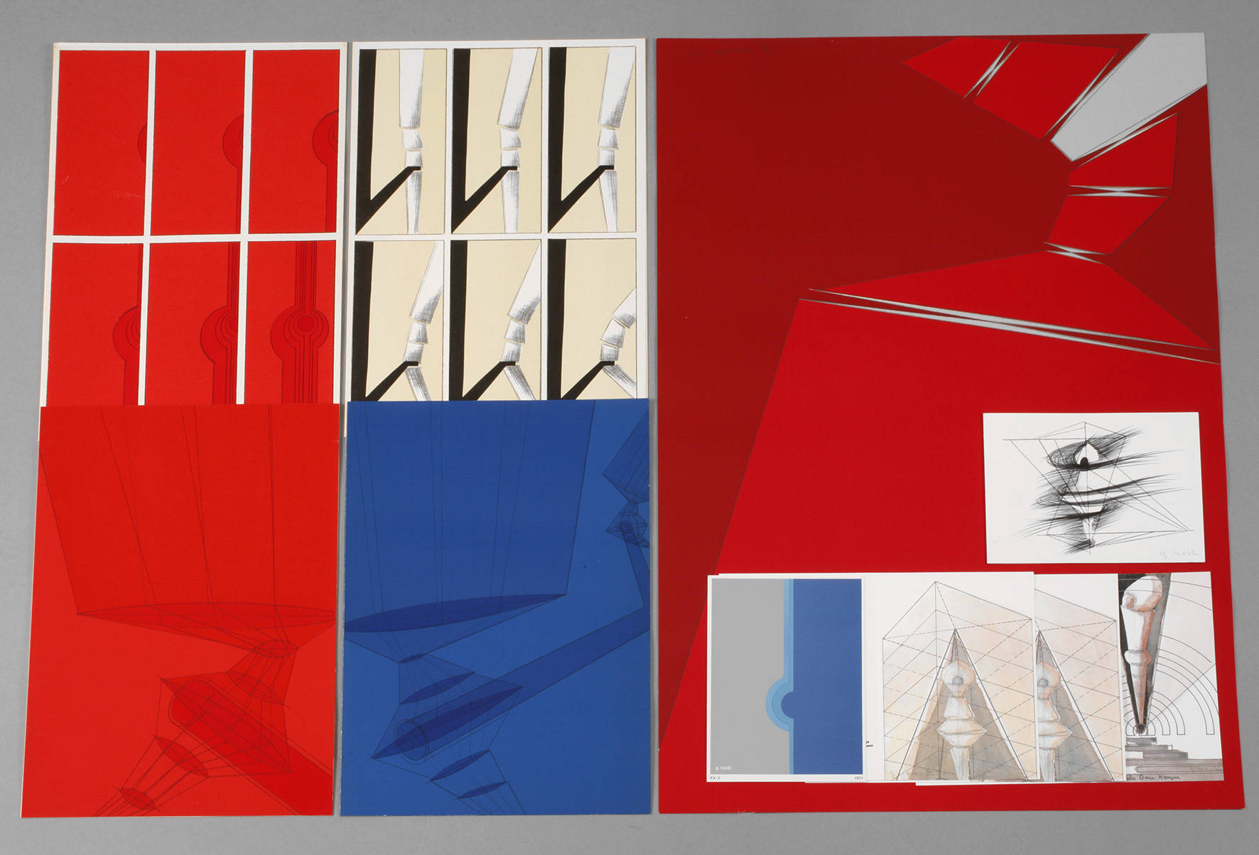 Prof. Gerlinde Beck, Konvolut Grafik und Karten