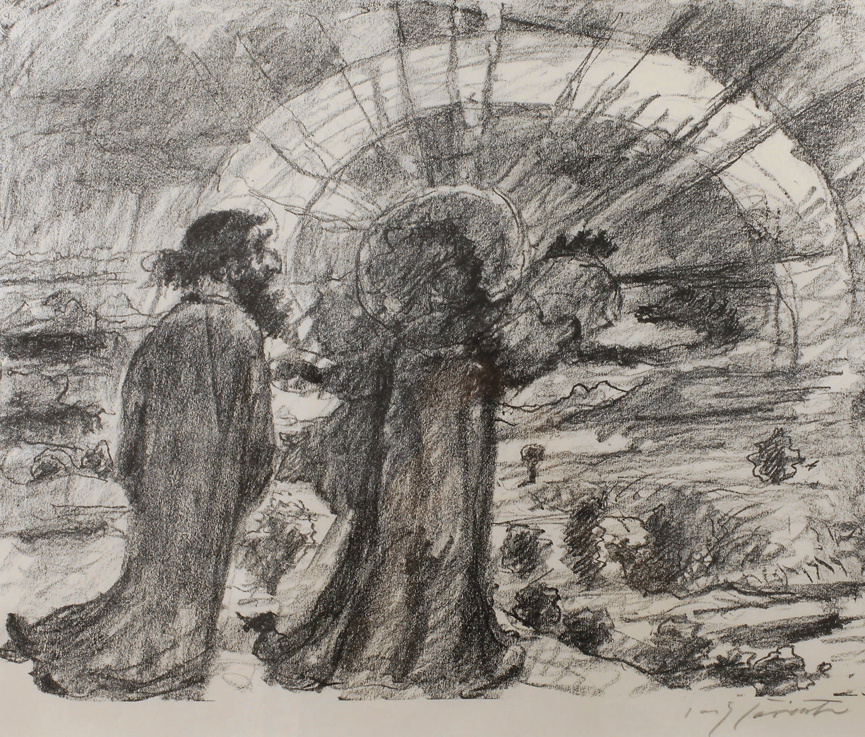 Prof. Lovis Corinth, ”Der Regenbogen”