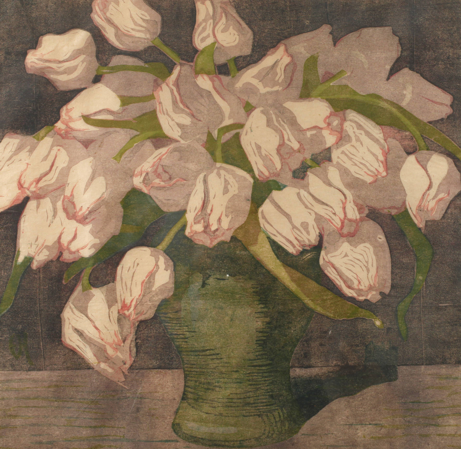 Erna Halleur, Tulpenstrauß