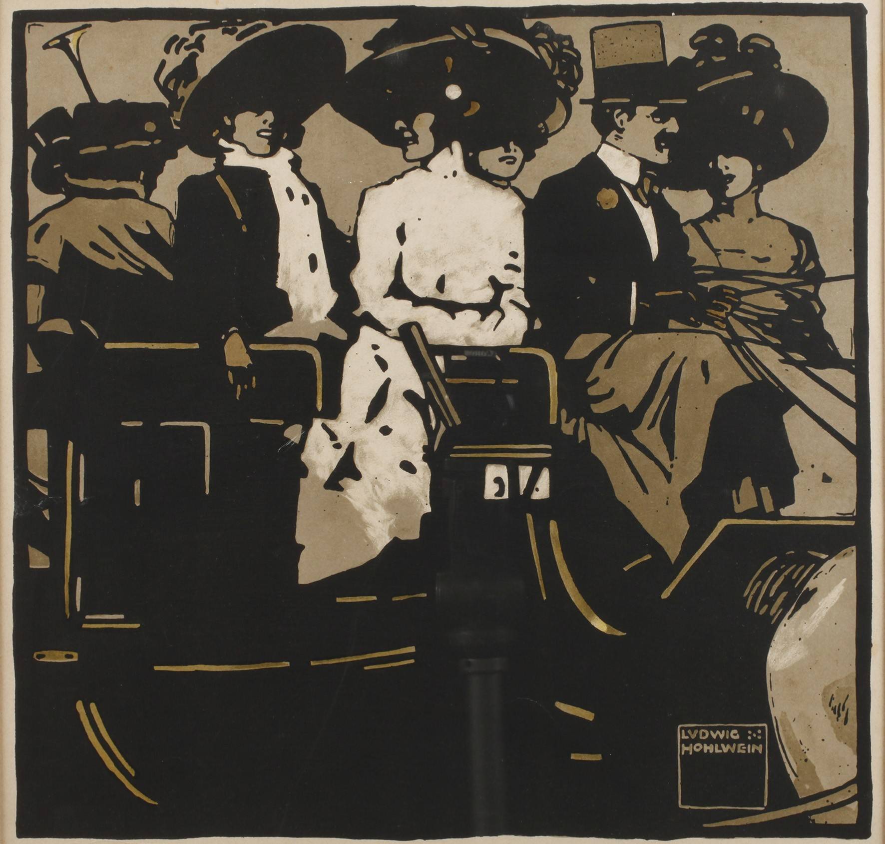 Prof. Ludwig Hohlwein, Die Kutschfahrt