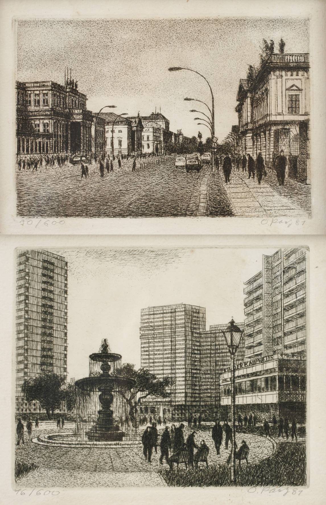 Otto Paetz, Paar Berlin-Ansichten