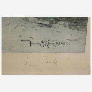 Hermann Thiele, Winterabend