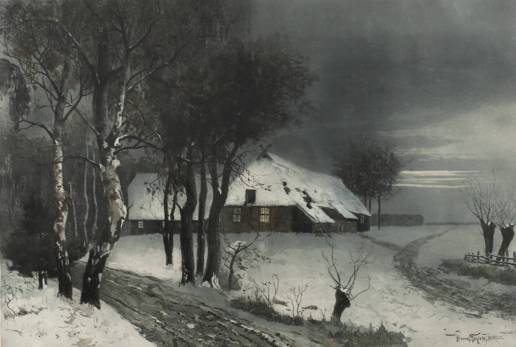 Hermann Thiele, Winterabend