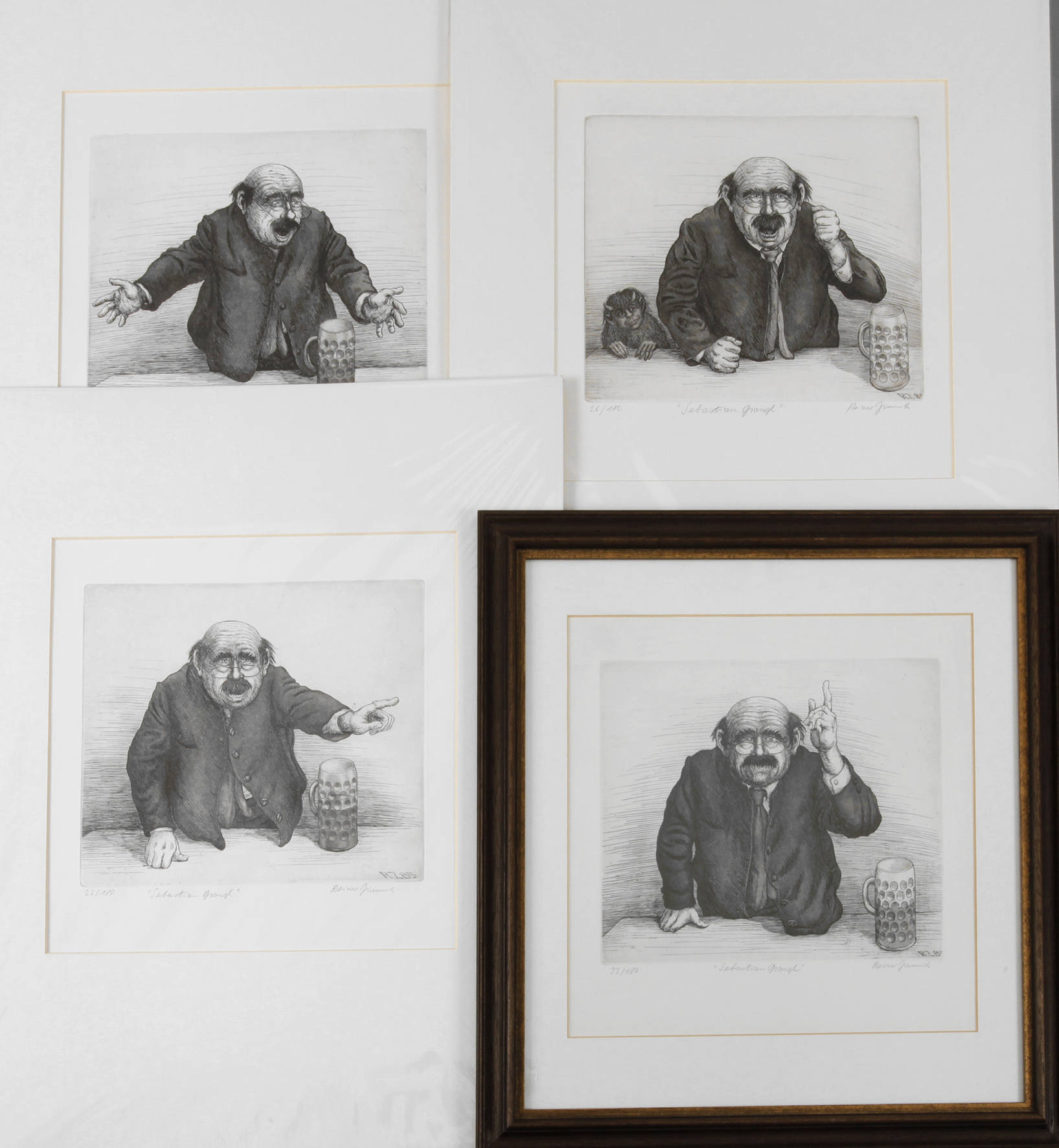 Reiner Zimnik, Grafikfolge ”Sebastian Stangl”